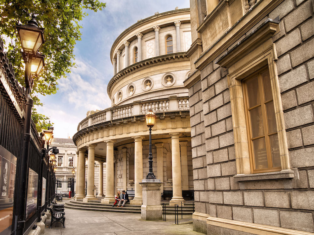 couple at the National Museum of Ireland, Dublin